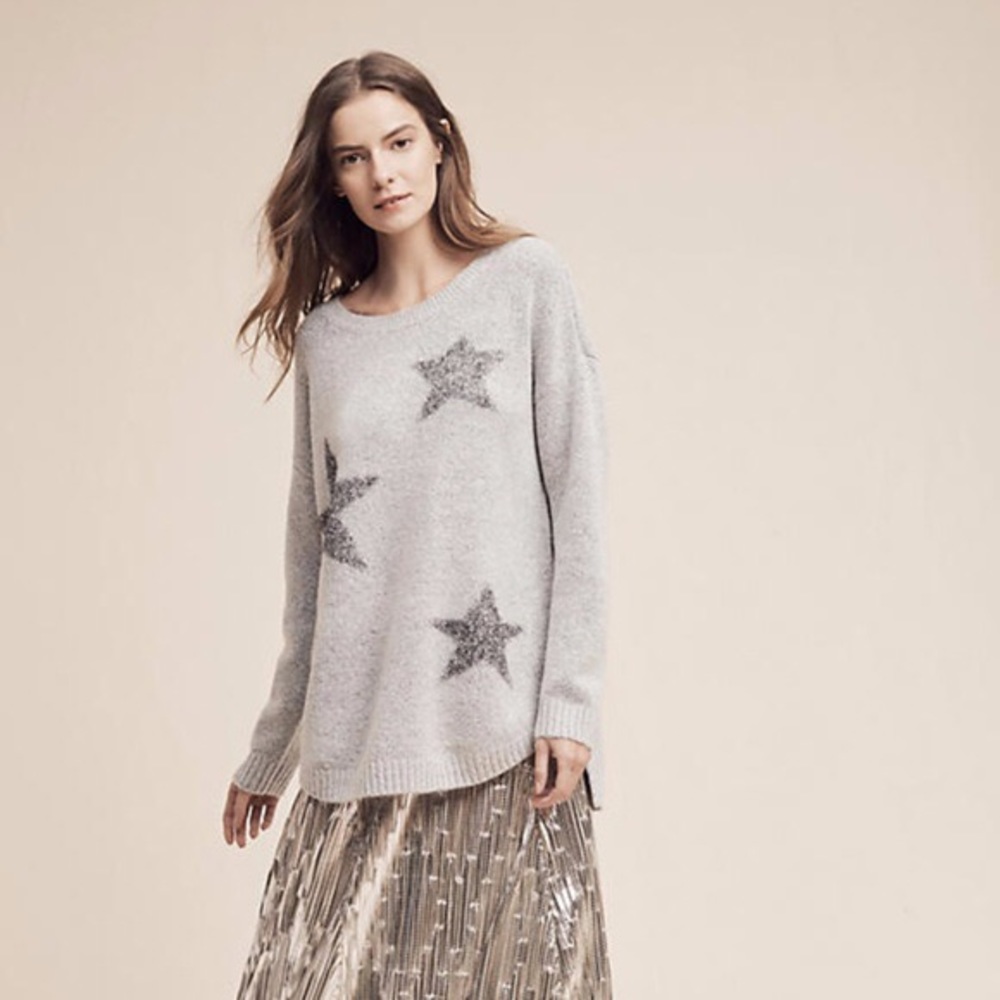 Anthropologie Starland Sweater
